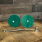 Vintage Pair of Silverplated Candlestick Holders and Long Handled Candle Snuffer