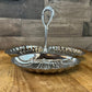 Vintage Irvinware Handled Scallop Rim Shell Tid Bit Tray - Condiment Server - Nut Dish - Candy Dish