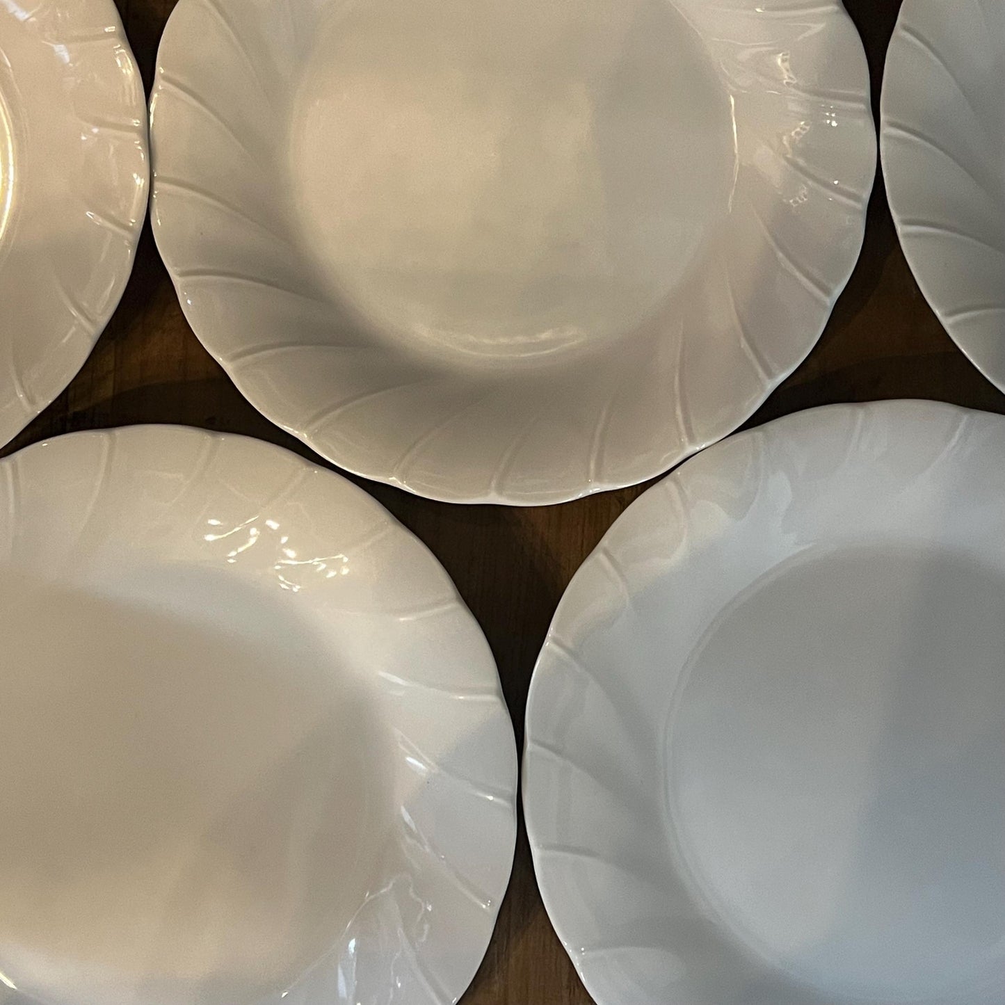 Sheffield Bone White China Bread and Butter Plates - Set of 5
