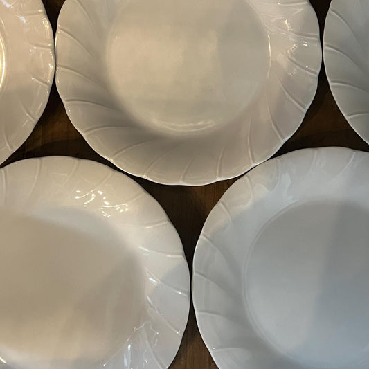 Sheffield Bone White China Bread and Butter Plates - Set of 5