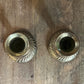 Vintage Pair of Brass Candlestick Holders