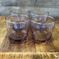 4 Libbey Glass Company Imperial Plum rocks glasses