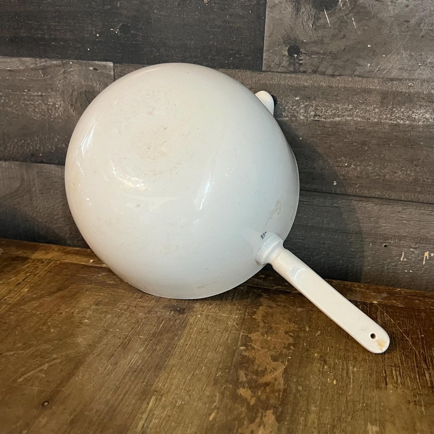 Vintage Coors USA White Porcelain Handled Bowl with Spout
