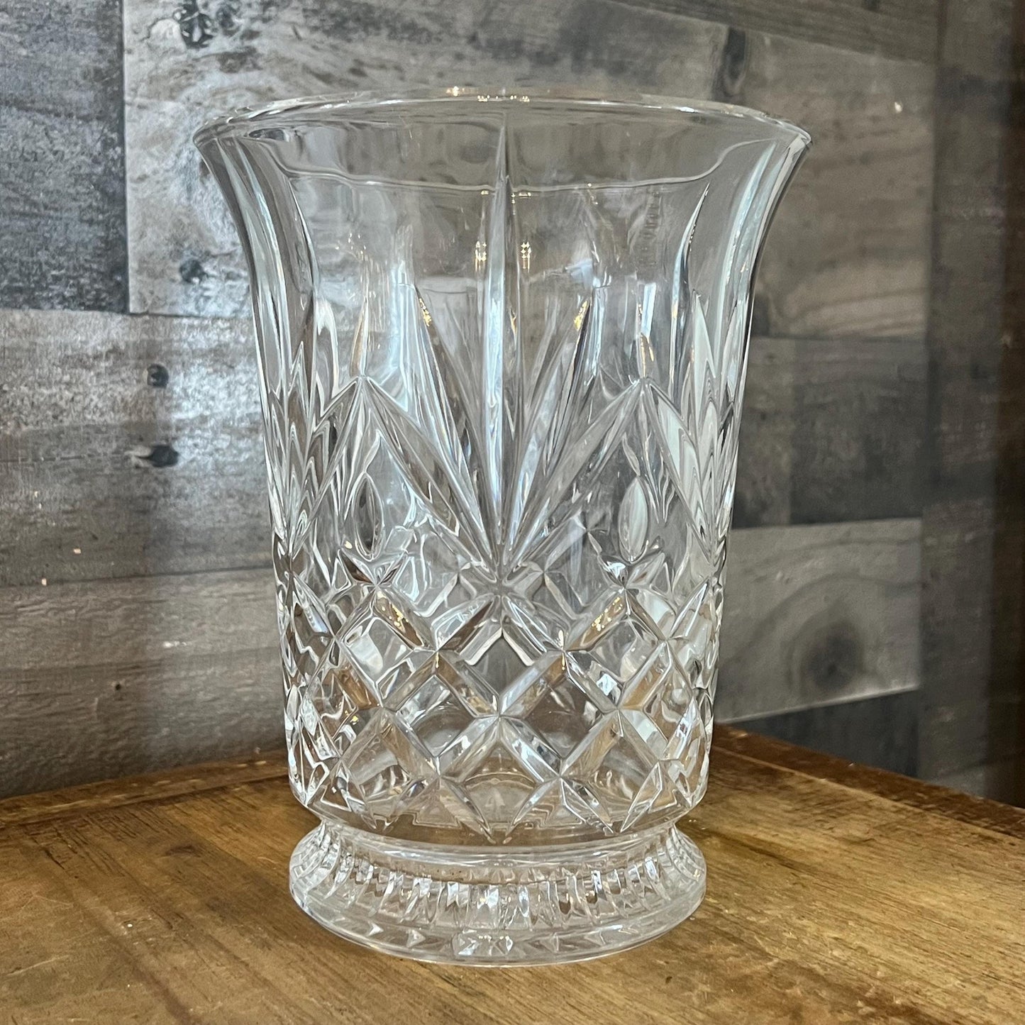 Vintage Crystal Flower Vase