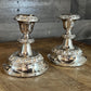 Vintage Silverplated Ianthe Georgian Style Candlestick Holders - Pair