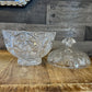 Vintage Large Lidded Crystal Dish