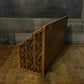 Vintage Lerner Faux Carved Wood Desk Organizer - Letter Holder - Mail Holder - Pencil Holder - Pen Holder