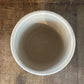 Vintage Creamy White Crock Jar Canister - Made in Portugal