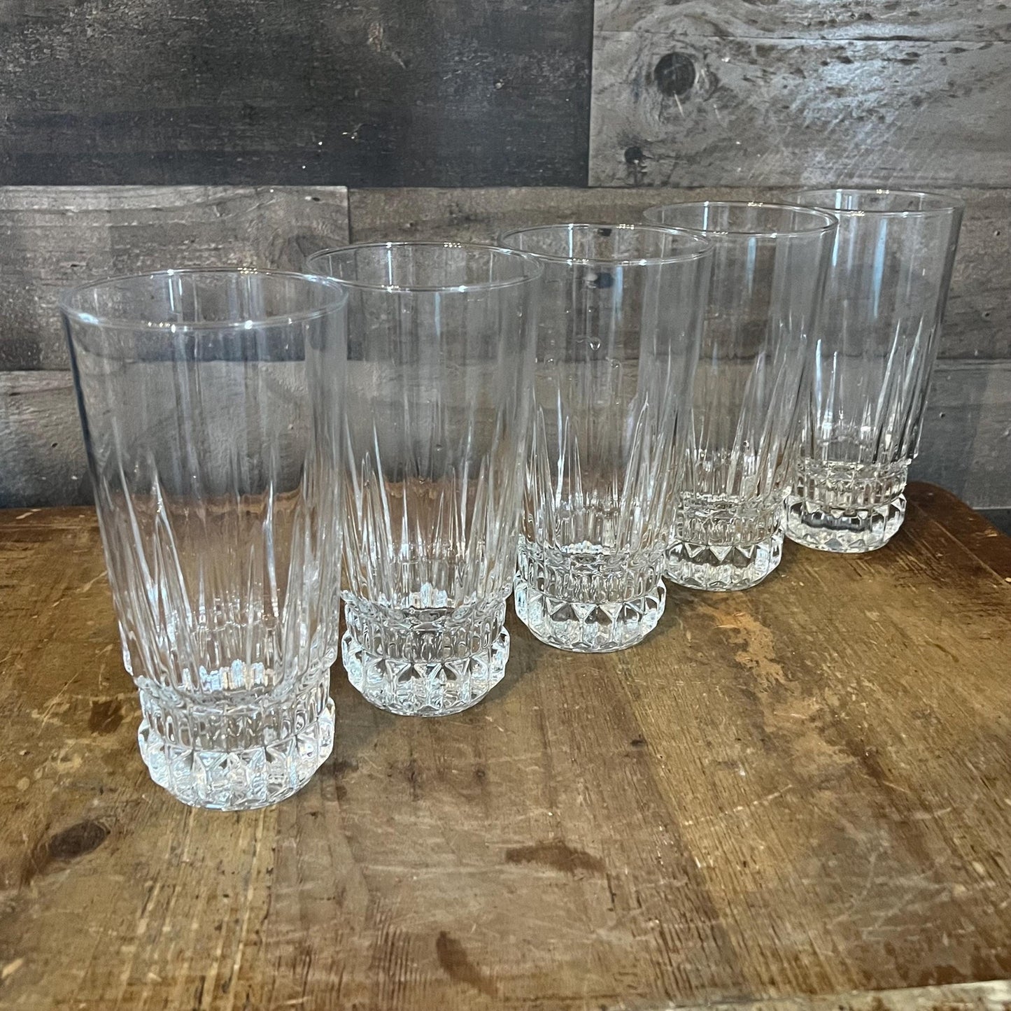 Cristal D'Arques Durand Barcelona Highball Glasses - Set of 5
