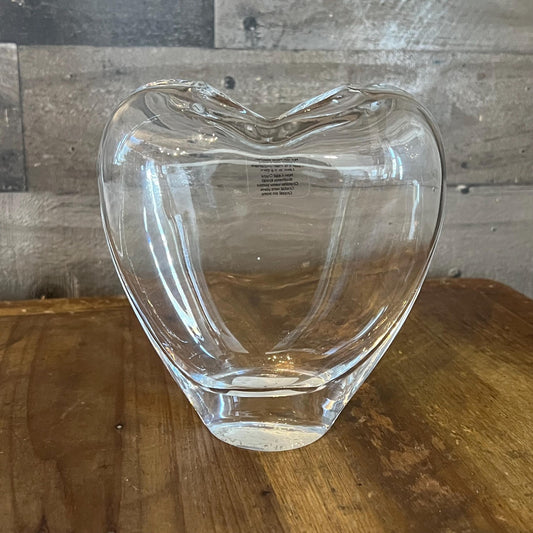 Lenox Crystal Organics Collection Heart Vase