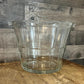 Vintage Anchor Hocking Large Glass Apple Bushel Ice Bucket - Vase - Fruit Basket