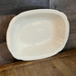 Vintage Ivora Rooksville China Co 930 Creamy White Tone Oval Dish