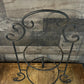 Wrought Iron 2 Tier Plate Rack - Pie Rack - Dessert Stand