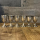 Sterling Silver Pedestal Compote Cordial Glasses - Set of 6