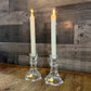 Vintage Pair of Bleikristall Crystal Candlestick Holders