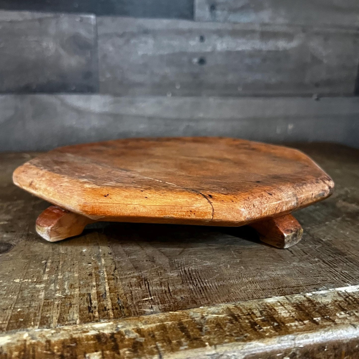 Vintage Wooden Tabletop Riser