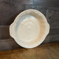 Vintage Creamy White Handled Pie Pan