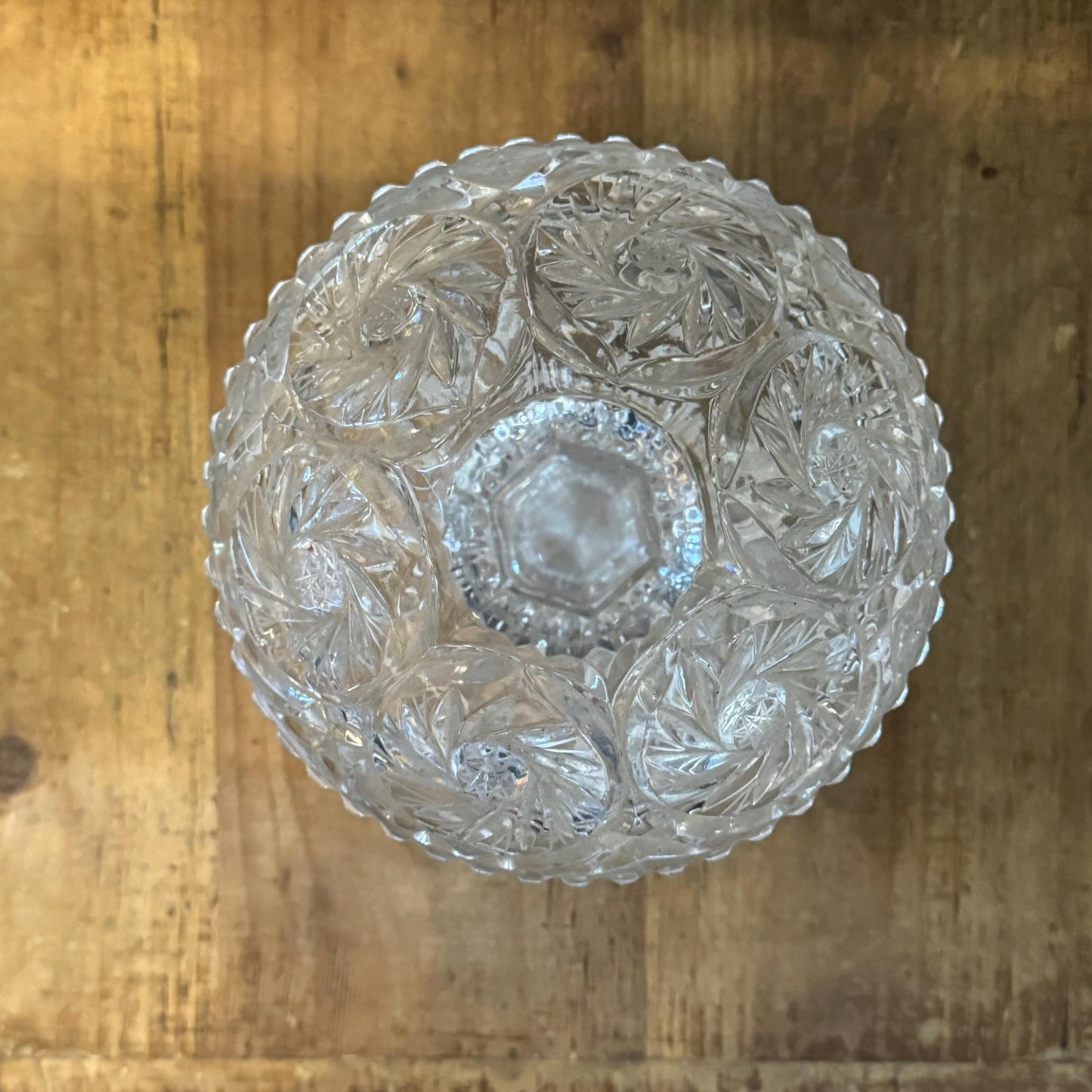 Vintage Imperlux Crystal Lidded Candy Dish