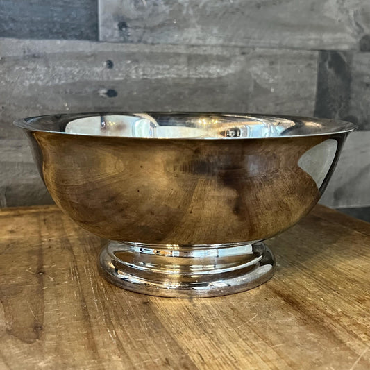 Vintage Silverplated Pedestal Bowl