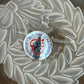 Vintage St. George Crystal Christmas Wreath Coasters - Set of 4