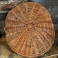 Vintage Woven Wicker Gathering Basket - Firewood Basket - Flower Basket - Stick Basket