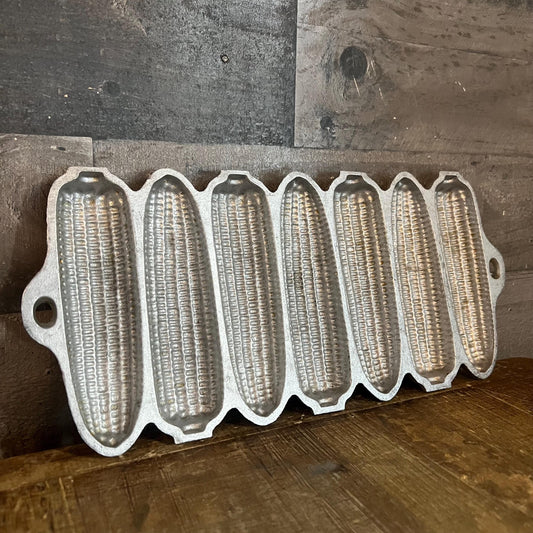 Vintage Cast Aluminum Corn Cob Shaped Baking Mold - Bread Mold
