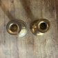 Vintage Brass Candlestick Holders - Pair