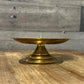 Vintage Brass Pillar Candle Holder