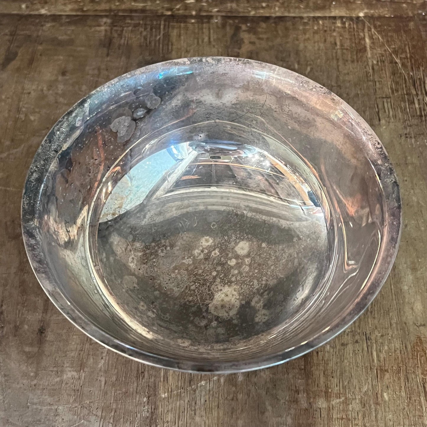 Vintage Gorham Silverplated Round Compote Pedestal Bowl - YC779