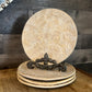 Embossed Ivy Leaf Cream Color Plates - Set of 4