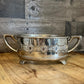 Vintage Double Hamdled Pierced Metal Casserole Dish Holder