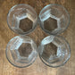 Libbey Glass Company Double Old Fashioned Chivalry Clear Glasses - Set of 7