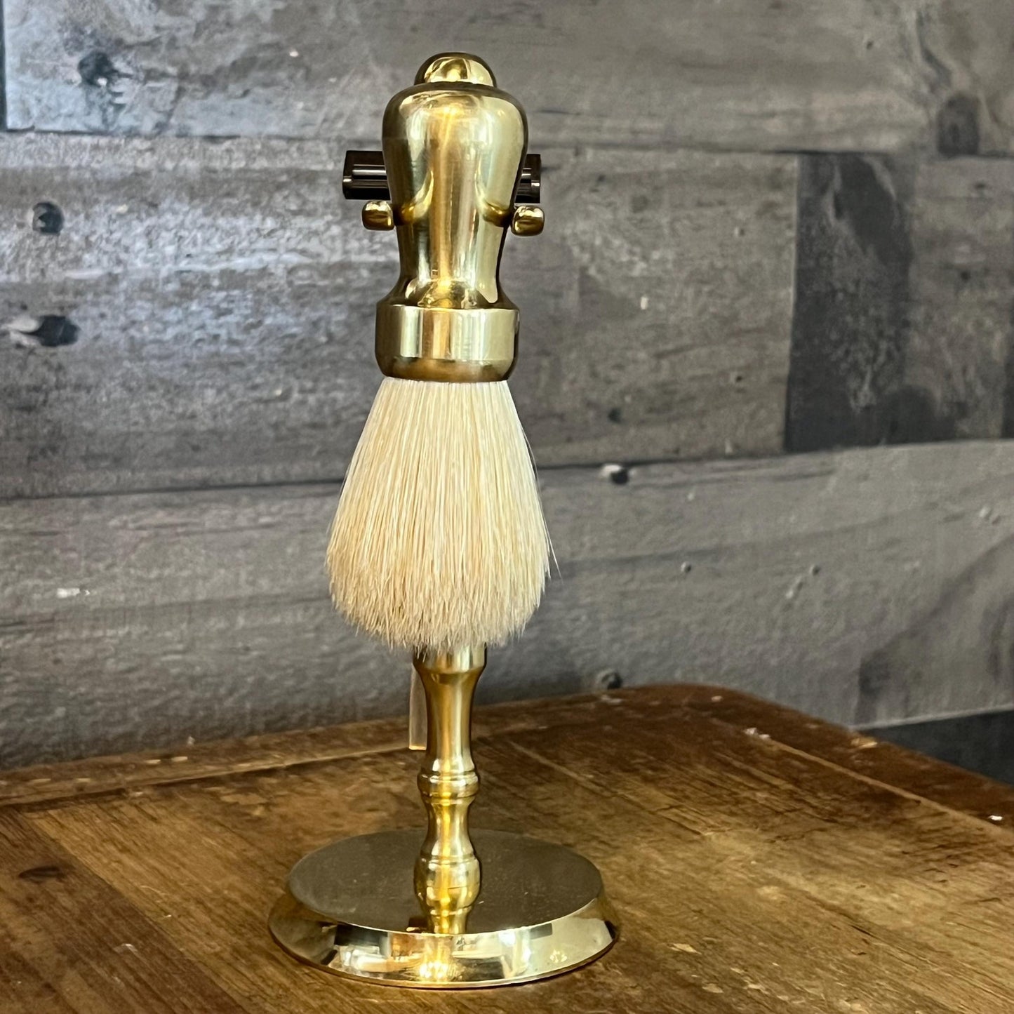 Vintage Brass Shaving Kit
