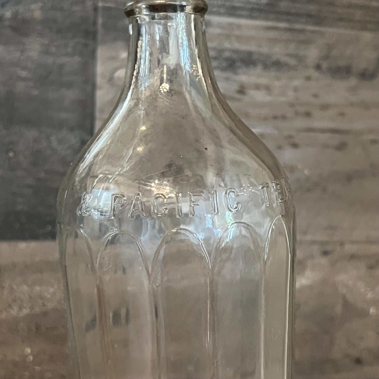 Vintage The Great Atlantic and Pacific Tea Co Clear Glass Bottle
