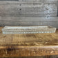 Vintage Rectangular Glass Tray - Serving Tray - Trinket Tray