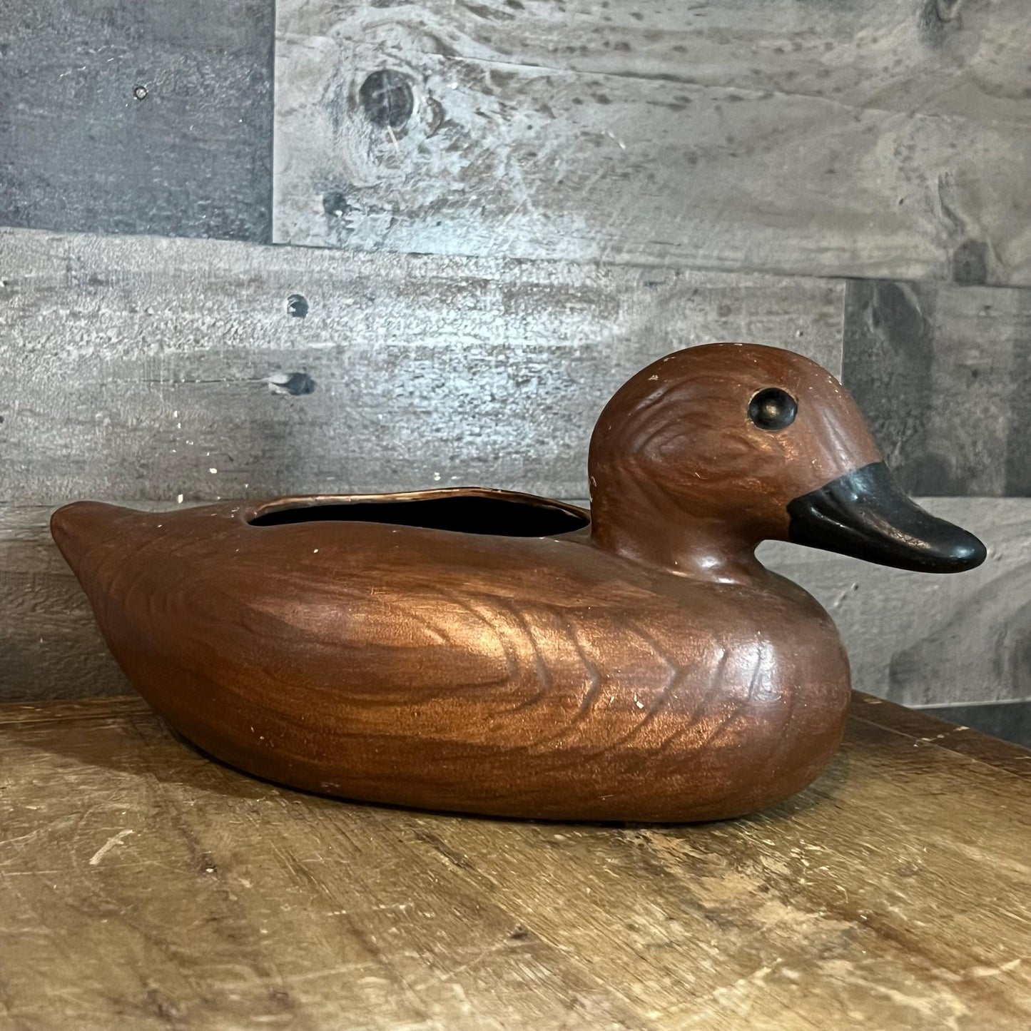 Vintage Duck Bowl - Duck Planter / Vase