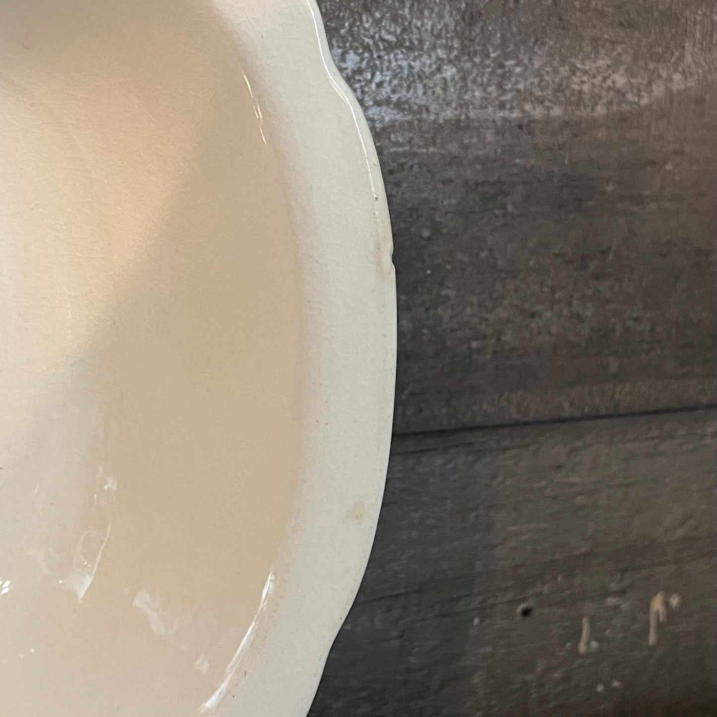 Vintage Ivora Rooksville China Co 930 Creamy White Tone Oval Dish