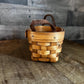 Vintage American Traditions Handmade USA Rectangular Woven Basket