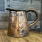 Primitive Antique Copper Handled Pitcher