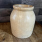 Vintage Beige Stoneware Crock