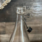 Vintage Clear Glass Wire Bail Stopper Bottle
