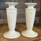 Vintage Mikasa Italian Countryside Earthenware Candlestick Holders - Pair