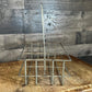 Vintage Metal Bottle Carrier - Milk Carrier - Metal Handled Crate