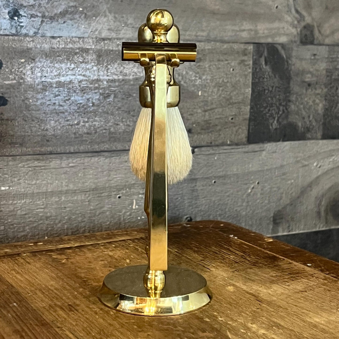 Vintage Brass Shaving Kit