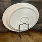 Vintage Hall Pottery White Oval Serving Tray Platter