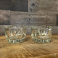 Princess House Crystal Pair of Scallop Rim Spoon Holder - Utensil Rest