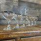 Fostoria Wedding Ring Champagne Glasses - Tall Sherbet Glasses - Set of 6