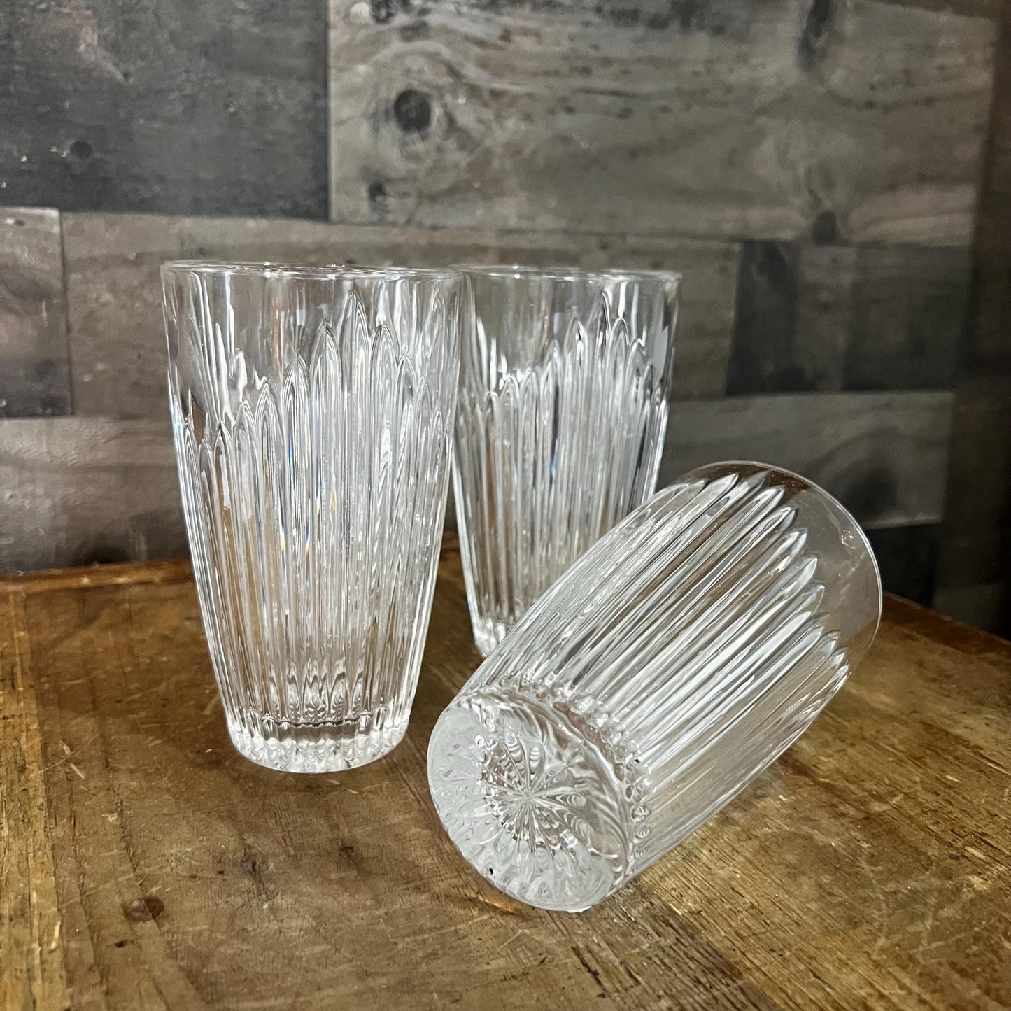 Mikasa Crystal Parkside Highball Glasses - Set of 3