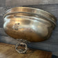 Large Vintage Metal Wall Pocket Planter