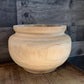 Round Wooden Bowl - Planter - Vase